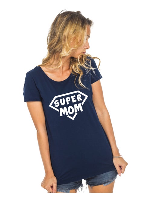T-shirt Femme - SUPER MOM - Kiabi