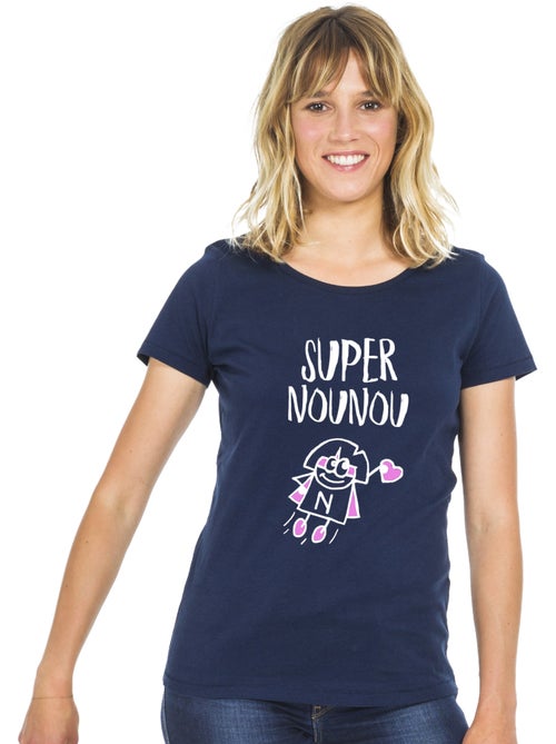 T-shirt Femme - SUPER NOUNOU - Kiabi