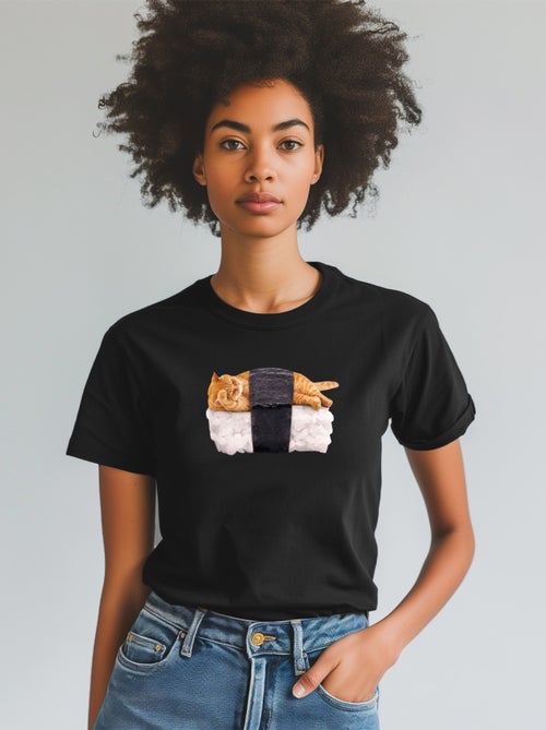 T-shirt Femme - SUSHI CAT - Kiabi