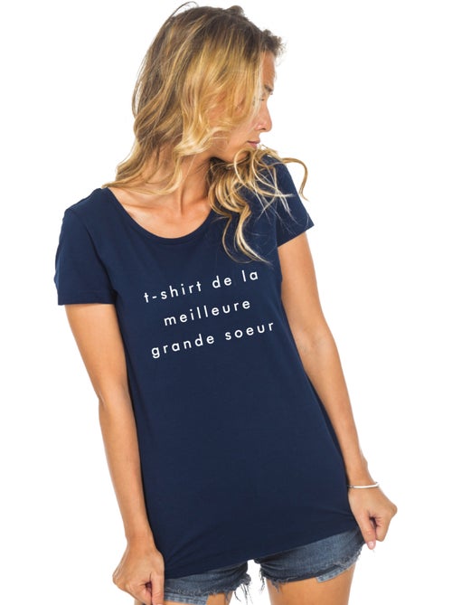 T-shirt Femme - T-shirt Femme - DE LA MEILLEURE GRANDE SŒUR 2 MPT - Kiabi