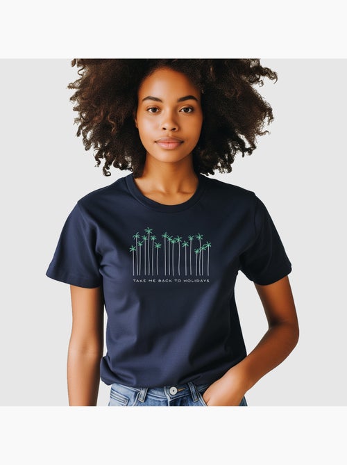 T-shirt Femme - TAKE ME BACK TO HOLIDAYS - Kiabi