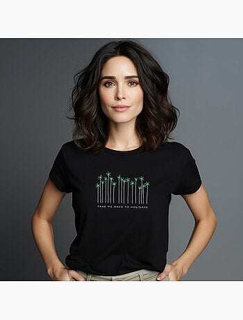 T-shirt femme - take me back to holidays