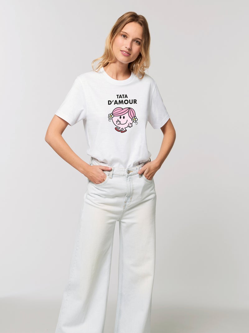 T-shirt Femme - TATA D AMOUR Blanc - Kiabi