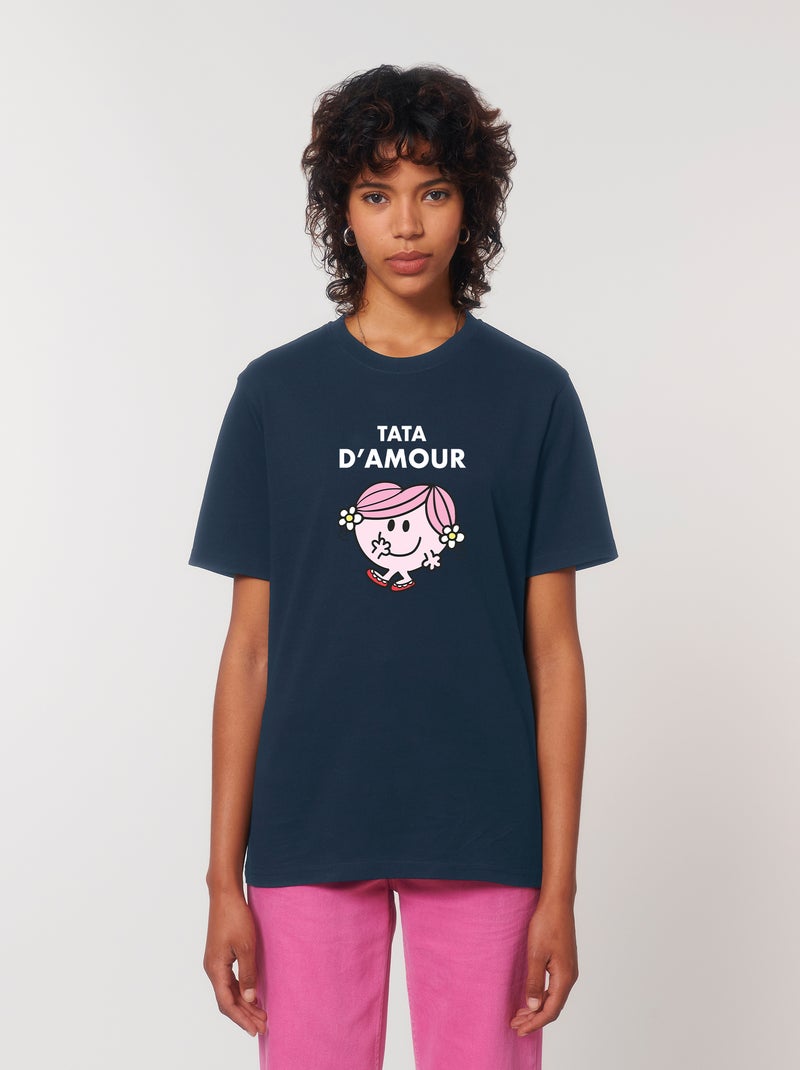 T-shirt Femme - TATA D AMOUR Bleu marine - Kiabi