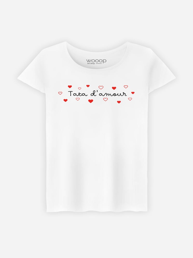T-shirt femme - tata d'amour - noël Blanc - Kiabi