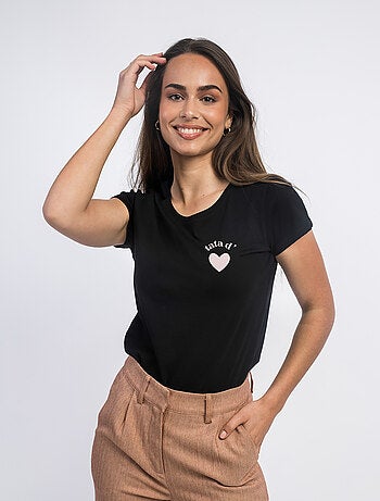 T-shirt Femme - TATA D'AMOUR CŒUR