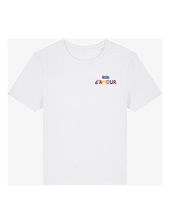 T-shirt Femme - TATA D'AMOUR COLORÉE CŒUR