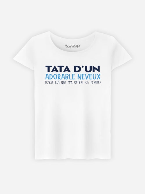 T-shirt Femme - TATA D'UN ADORABLE NEVEUX - Kiabi
