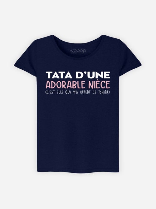 T-shirt Femme - TATA D'UNE ADORABLE NIECE - Kiabi