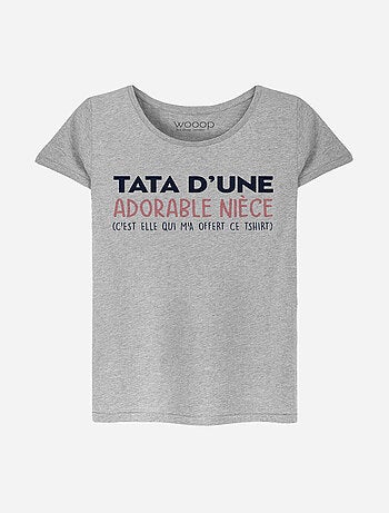 T-shirt Femme - TATA D'UNE ADORABLE NIECE