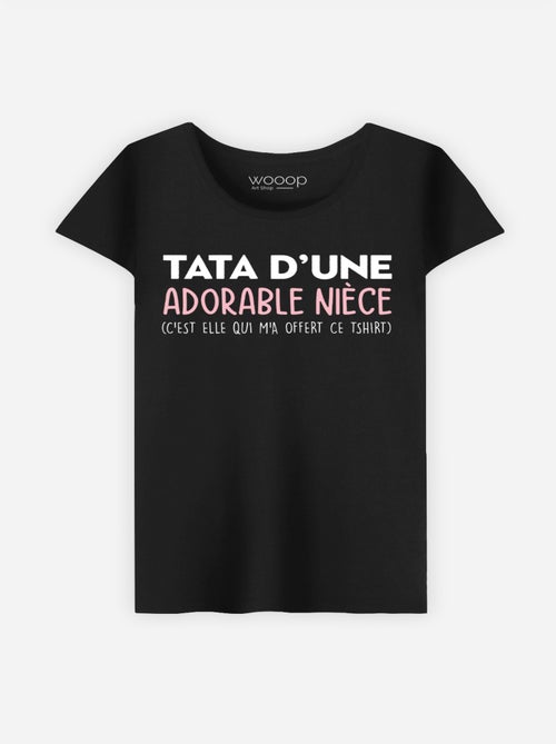T-shirt Femme - TATA D'UNE ADORABLE NIECE - Kiabi