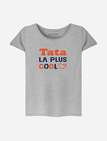T-shirt femme - tata la plus cool - noël