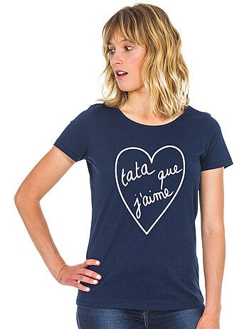T-shirt femme - tata que j'aime 2 waf