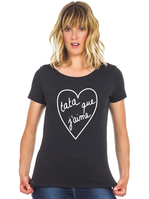 T-shirt Femme - TATA QUE J'AIME 2 WAF - Kiabi