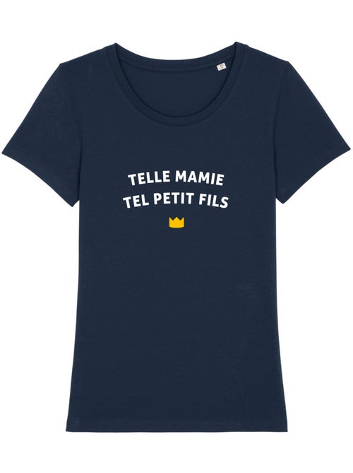 T-shirt Femme - TELLE MAMIE TEL PETIT-FILS WAF - Kiabi