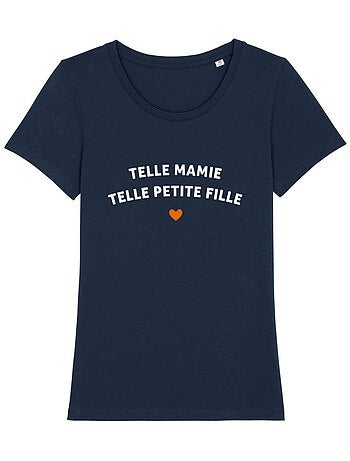 T-shirt Femme - TELLE MAMIE TELLE PETITE-FILLE WAF