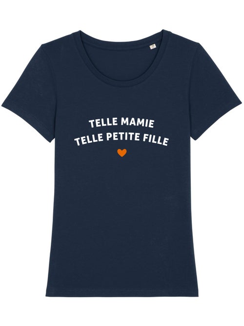 T-shirt Femme - TELLE MAMIE TELLE PETITE-FILLE WAF - Kiabi