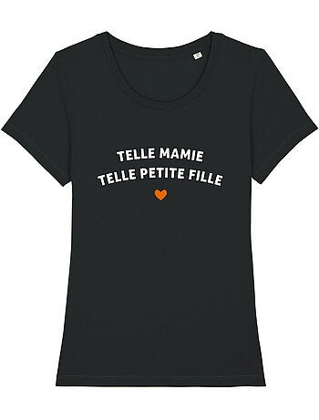 T-shirt Femme - TELLE MAMIE TELLE PETITE-FILLE WAF