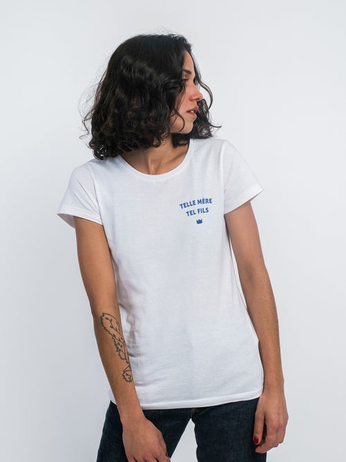 T-shirt Femme - TELLE MÈRE TEL FILS CŒUR - Kiabi