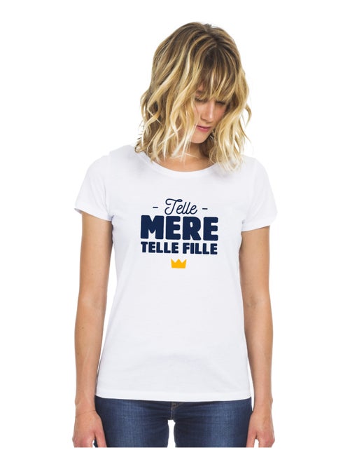 T-shirt Femme - TELLE MÈRE TELLE FILLE - Kiabi