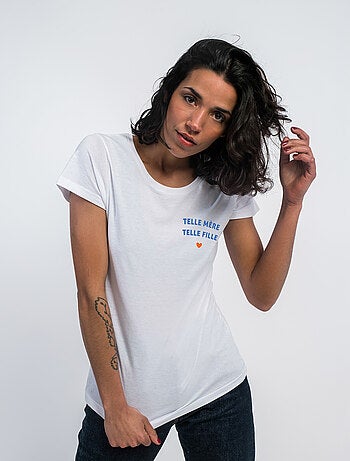 T-shirt Femme - TELLE MÈRE TELLE FILLE CŒUR