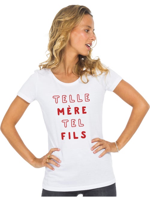 T-shirt Femme - TELLE MÈRE TELLE FILS MPT - Kiabi