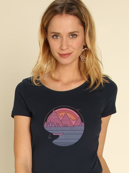 T-shirt Femme - THE MOUNTAINS ARE CALLING - Kiabi
