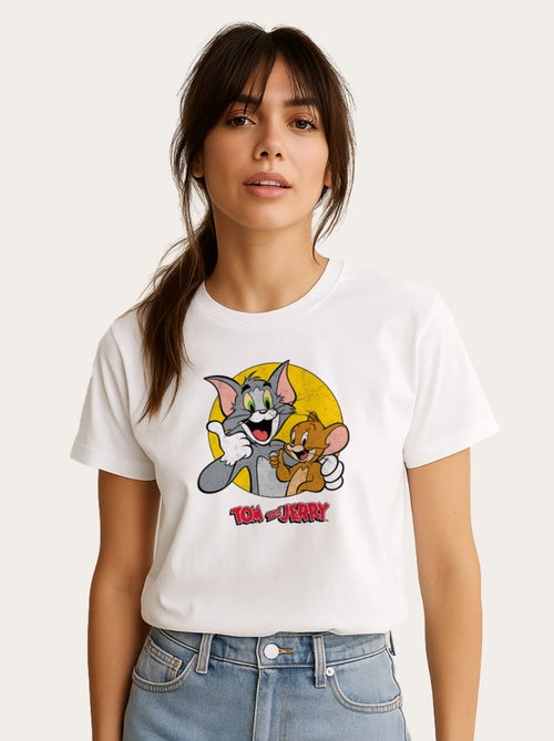 T-shirt Femme - TOM AND JERRY THUMBS UP - Kiabi
