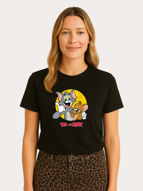 T-shirt Femme - TOM AND JERRY THUMBS UP - Kiabi
