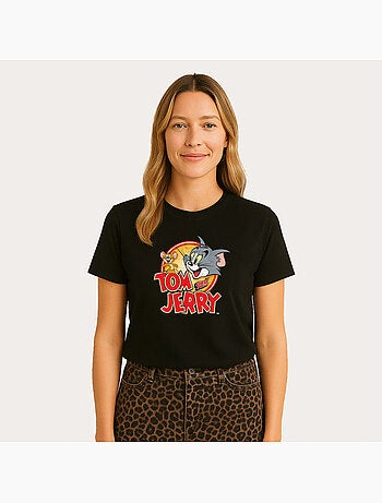T-shirt Femme - TOM AND JERRY VINTAGE GRAPHIC