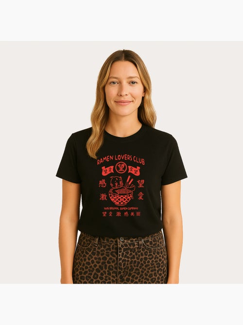 T-shirt Femme - TORC RAMEN LOVERS CLUB - Kiabi