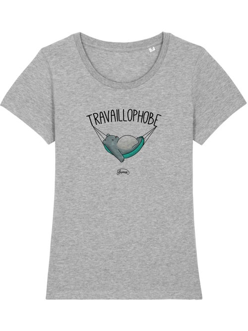 T-shirt Femme - TRAVAILLOPHOBE - Kiabi