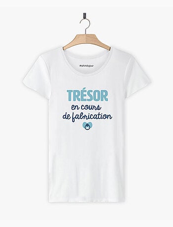 T-shirt Femme - TRÉSOR EN COURS BLEU