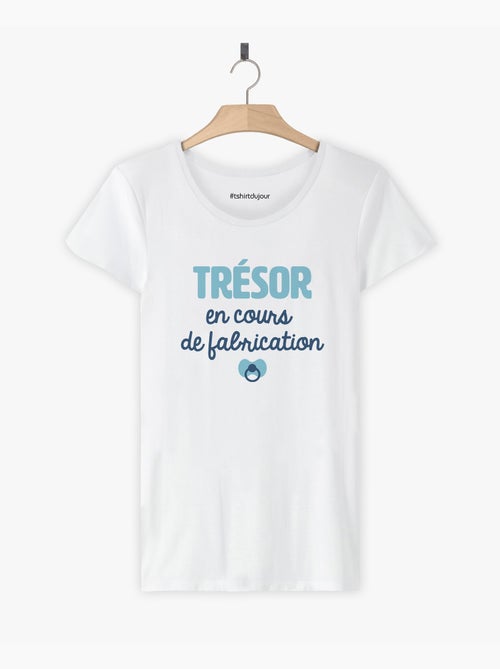 T-shirt Femme - TRÉSOR EN COURS BLEU - Kiabi