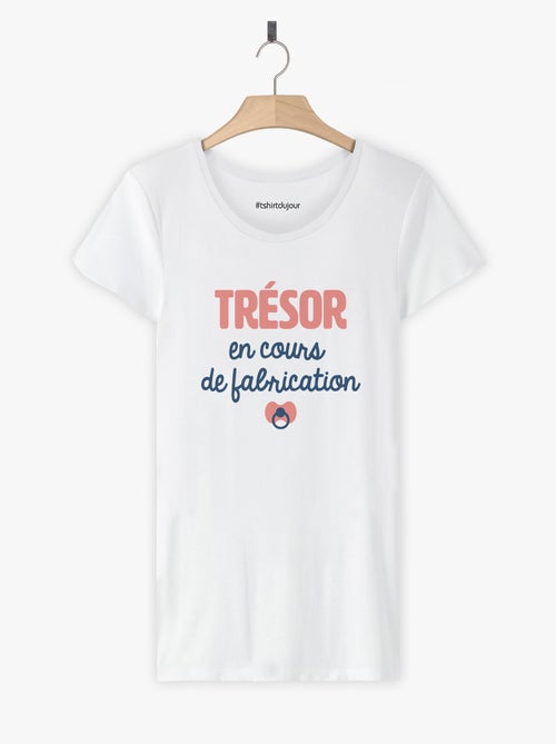 T-shirt Femme - TRÉSOR EN COURS ROSE - Kiabi