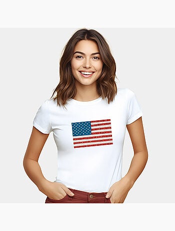 T-shirt Femme - USA