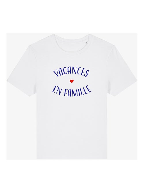 T-shirt Femme - VACANCES EN FAMILLE - Kiabi