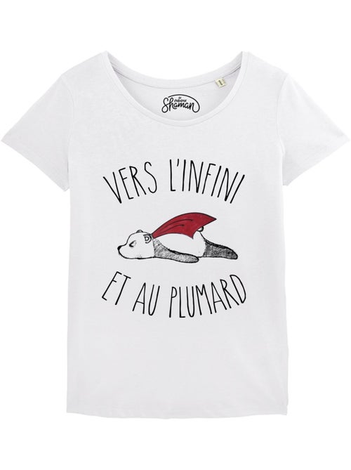 T-shirt Femme - VERS L'INFINI ET AU PLUMARD - Kiabi