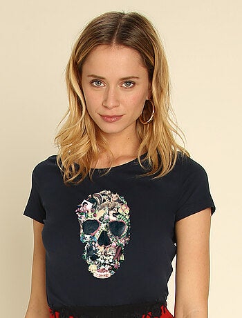 T-shirt Femme - VINTAGE SKULL
