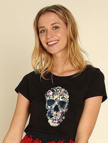 T-shirt Femme - VINTAGE SKULL