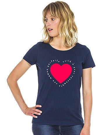 T-shirt Femme - VOILÀ À QUOI RESSEMBLE UNE MAMAN PARFAITE