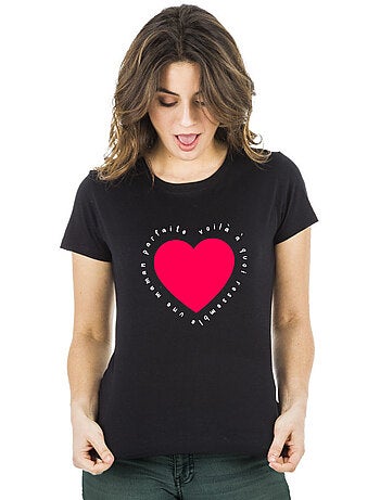 T-shirt Femme - VOILÀ À QUOI RESSEMBLE UNE MAMAN PARFAITE