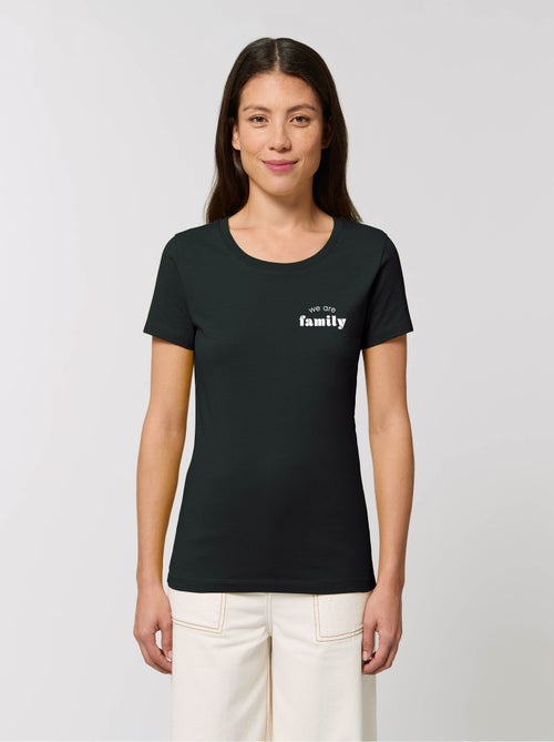 T-shirt Femme - WE ARE FAMILY COEUR - Kiabi