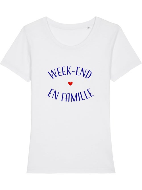 T-shirt Femme - WEEK-END EN FAMILLE - Kiabi
