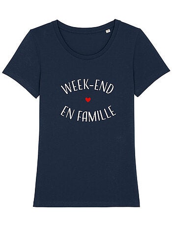 T-shirt femme - week-end en famille