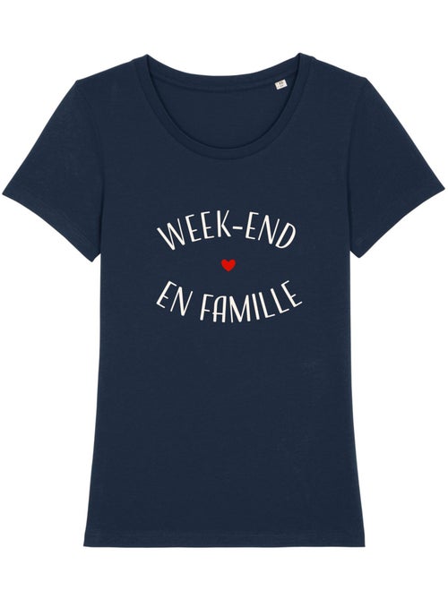 T-shirt Femme - WEEK-END EN FAMILLE - Kiabi