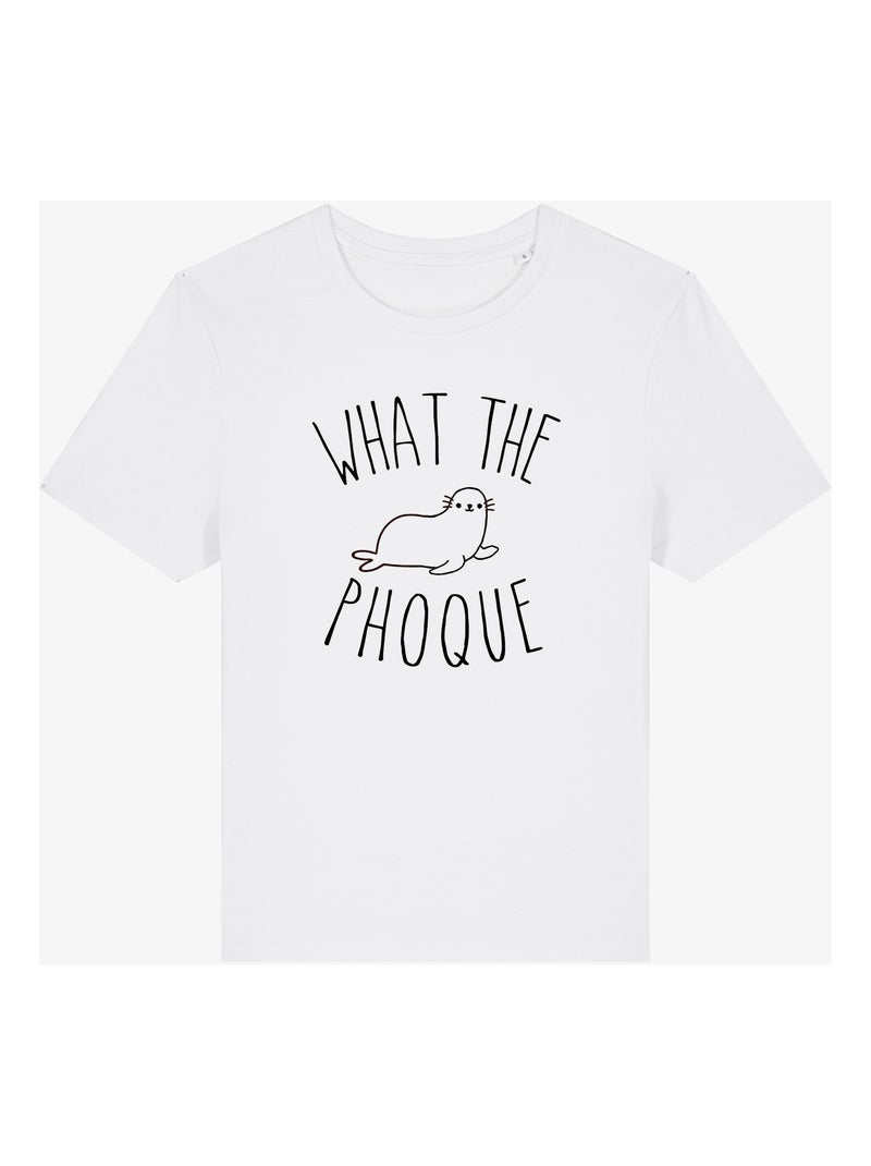 T-shirt Femme - WHAT THE PHOQUE Blanc - Kiabi