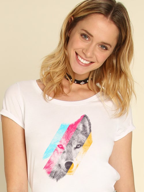 T-shirt Femme - WILD WOLF - Kiabi