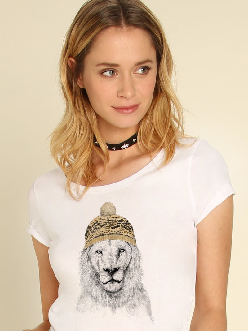 T-shirt Femme - WINTER IS COMING Blanc - Kiabi