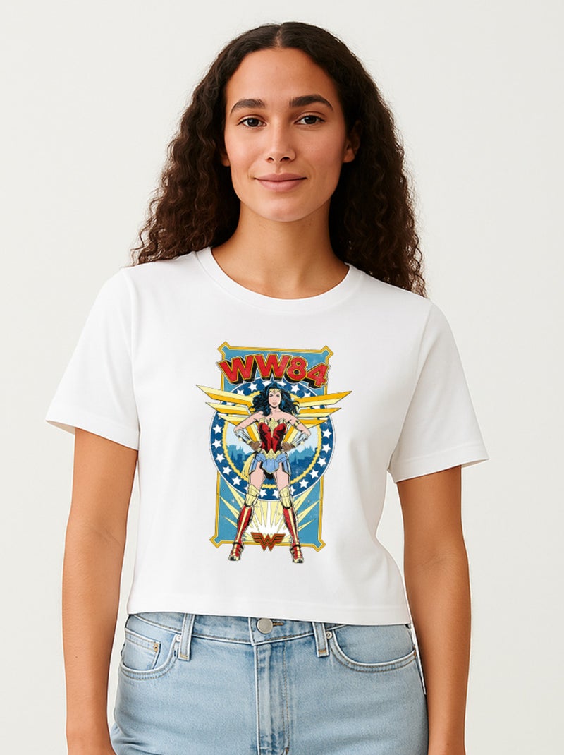 T-shirt Femme - WONDER WOMAN 84 Blanc - Kiabi
